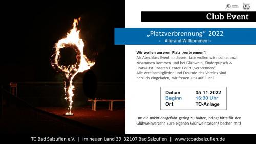 Club-Event: "Platzverbrennung" 2022